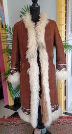 Authentieke Afghaanse lammy coat, bohemian hippie ibiza, Kleding | Dames, Jassen | Winter, Gedragen, Maat 38/40 (M), Ophalen of Verzenden