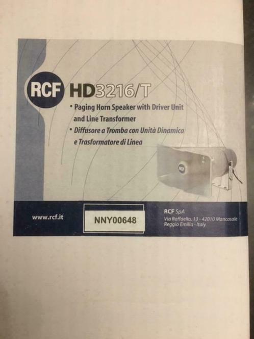 RCF HD 3216/T Hoornluidsprekers, Hobby en Vrije tijd, Overige Hobby en Vrije tijd, Nieuw, Ophalen