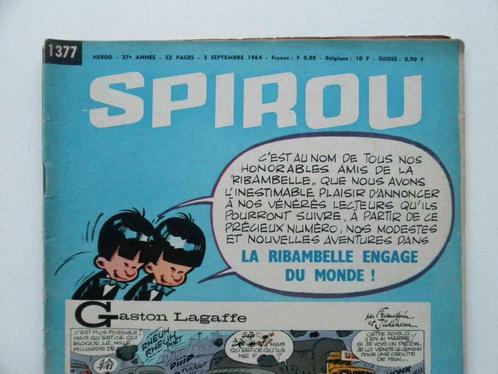 Spirou n° 1377 - 3 septembre 1964 - 27e année - Roba - be, Livres, BD, Utilisé, Une BD, Enlèvement ou Envoi