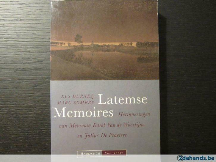 Latemse Memoires (Els Durnez/Marc Somers), Boeken, Literatuur, Gelezen, Ophalen of Verzenden