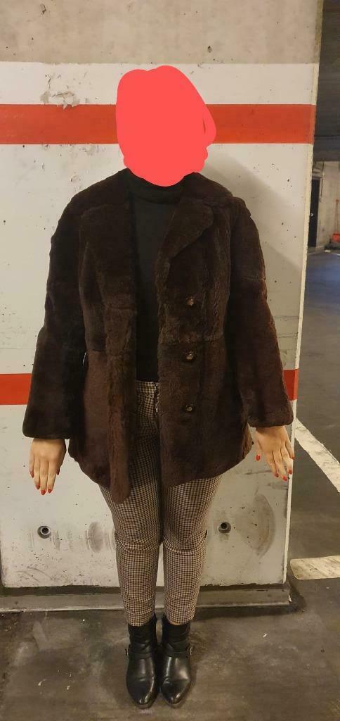 Bontjas, nerts maat S, Kleding | Dames, Jassen | Winter, Zo goed als nieuw, Maat 36 (S), Bruin, Ophalen of Verzenden