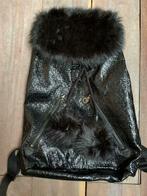 Sac Kipling noir fourrure NEUF  textile « enduit » H46cm, Noir, Cuir, Kipling, Neuf