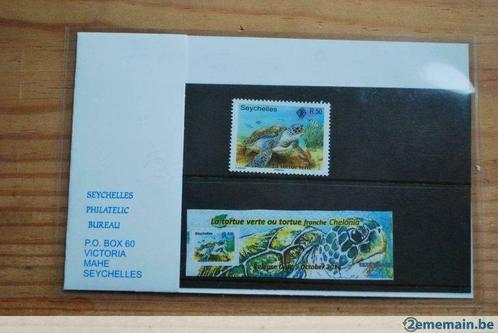 Timbre des Seychelles avec tortue (3), Postzegels en Munten, Postzegels | Thematische zegels, Postfris, Ophalen of Verzenden