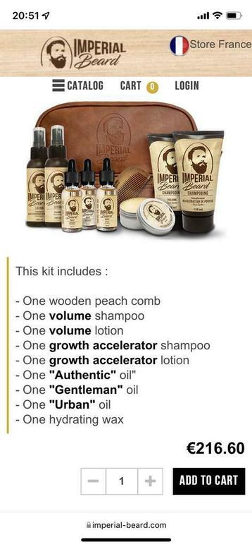 Imperial Beard - Complete kit - 10 delig - dubbel cadeau 