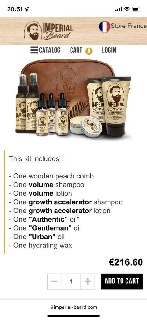 Imperial Beard - Complete kit - 10 delig - dubbel cadeau, Diversen, Levensmiddelen, Ophalen of Verzenden
