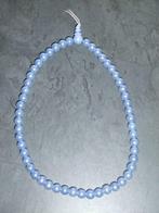 collier in parels(look), Overige materialen, Blauw, Zo goed als nieuw, Ophalen