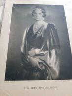 S.M.Astrid Reine des Belges, Verzamelen, Ophalen, Gebruikt, Kaart, Foto of Prent