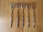 Antique 5 superbes petites fourchettes en argent, Enlèvement ou Envoi, Argent