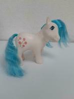 Vintage little pony (jaren ´90) wit met blauwe manen, Utilisé, Enlèvement ou Envoi