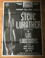 AFFICHE DE CONCERT STEVE LUKATHER (TOTO) LUNA THEATRE JUIN 1, Collections, Posters & Affiches, Musique, Utilisé, Affiche ou Poster pour porte ou plus grand