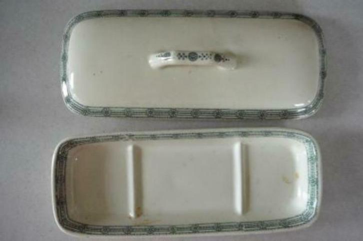 Boch Flandria groen bakje met deksel voor kam, Antiek en Kunst, Antiek | Keramiek en Aardewerk, Ophalen of Verzenden