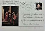 GELE BRIEFKAART- ANTOON VAN DYCK, Verzamelen, Ophalen of Verzenden, Gelopen, Overige thema's