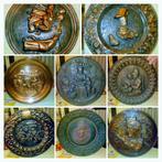 Wandborden /stuk roodkoper div. met tafereel vanaf 25eur/s, Antiek en Kunst, Antiek | Brons en Koper, Ophalen of Verzenden, Koper