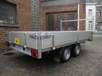 Nieuwe geremde plateauaanhangwagens 3,1 x 1,8m te 9300 Aalst, Ophalen of Verzenden, Nieuw