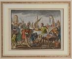 A66-11 Cats - Handgekleurde Gravure - Schip en Galg, Antiek en Kunst, Antiek | Boeken en Manuscripten, Ophalen of Verzenden
