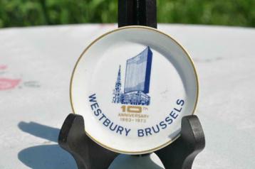 §  soucoupe publicitaire en porcelaine de baudour, Enlèvement ou Envoi