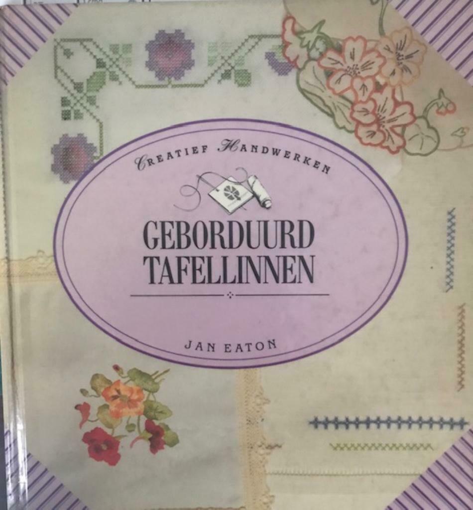 Geborduurd tafellinnen, Jan Eaton, Livres, Loisirs & Temps libre, Enlèvement ou Envoi