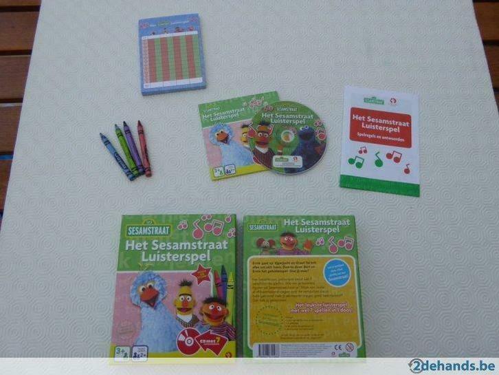 Het Sesamstraat luisterspel (met luisterCD) (Nieuw), Hobby en Vrije tijd, Gezelschapsspellen | Overige, Nieuw, Ophalen of Verzenden