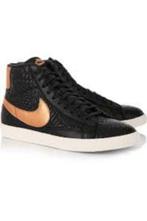 ZGAN Nike Blazer zwart/brons Croco effect hoge sneaker, Kleding | Dames, Zo goed als nieuw, Zwart, Sportschoenen, Verzenden