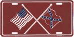 USA Confederate Flag - Historic License plate replica 30x15, Nieuw, Reclamebord, Ophalen of Verzenden