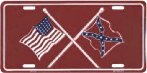 USA Confederate Flag - Historic License plate replica 30x15, Verzamelen, Merken en Reclamevoorwerpen, Nieuw, Reclamebord, Ophalen of Verzenden
