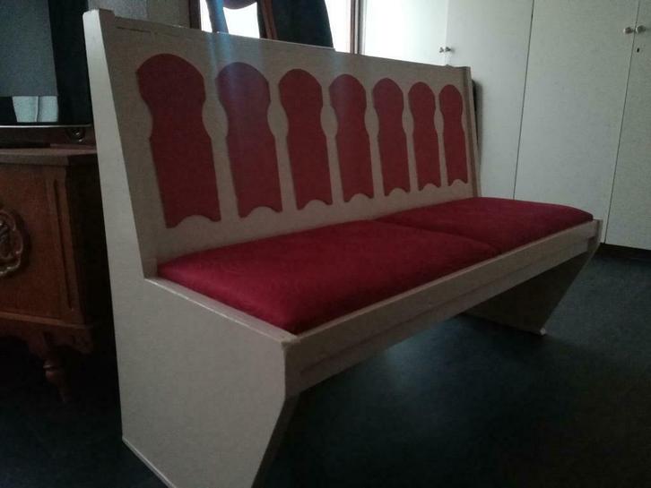 Zitbank model Kerkbank, Antiek en Kunst, Antiek | Meubels | Stoelen en Sofa's, Ophalen