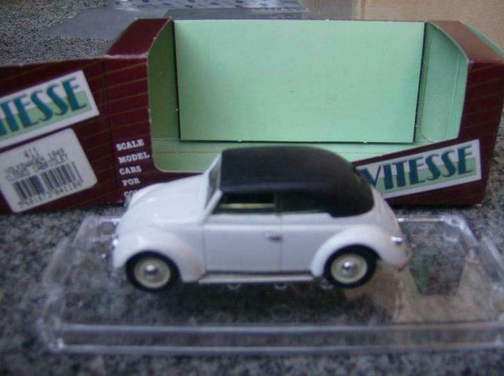 1:43 oude Vitesse Volkswagen Käfer Cabrio 1949 gesloten, Hobby en Vrije tijd, Modelbouw | Auto's en Voertuigen, Gebruikt, Auto