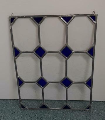 Glas in lood (Blauw) beschikbaar voor biedingen