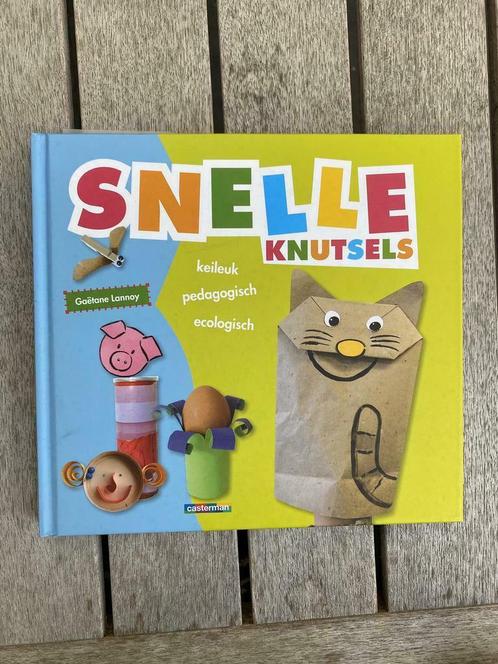 Knutselboek “Snelle knutsels” Gaëtane Lannoy Casterman, Livres, Loisirs & Temps libre, Utilisé, Scrapbooking et Bricolage, Convient aux enfants