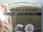 Mini LED-lamp voor GEL-nagellak., Handtassen en Accessoires, Ophalen of Verzenden, Handen en Nagels, Zo goed als nieuw, Accessoires