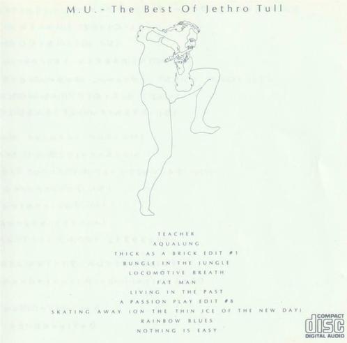 CD Jethro Tull ‎– M.U. - The Best Of Jethro Tull - 1995, Cd's en Dvd's, Cd's | Pop, 1980 tot 2000, Ophalen of Verzenden