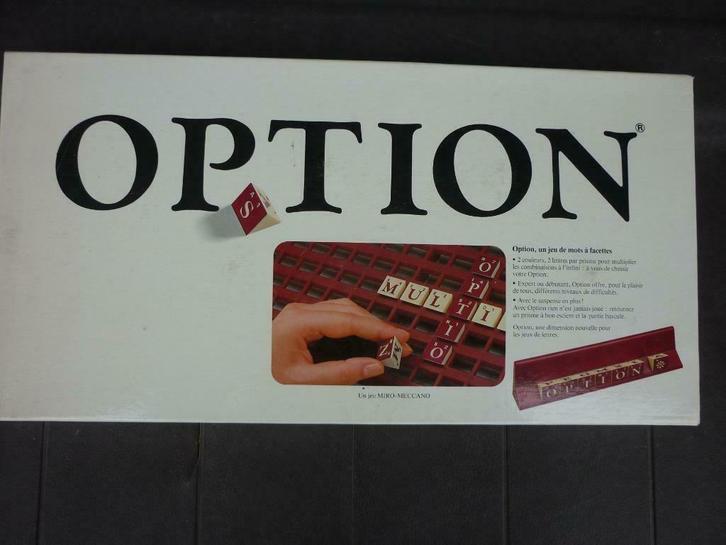 Jeu de société - Option - Miro Meccano, Hobby en Vrije tijd, Gezelschapsspellen | Overige, Ophalen of Verzenden