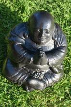 Happy bouddha en pierre patinée 21 cm, Enlèvement ou Envoi, Neuf