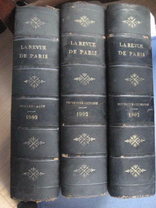 LA REVUE DE PARIS (3 tomes), Livres, Journaux & Revues, Utilisé, Enlèvement