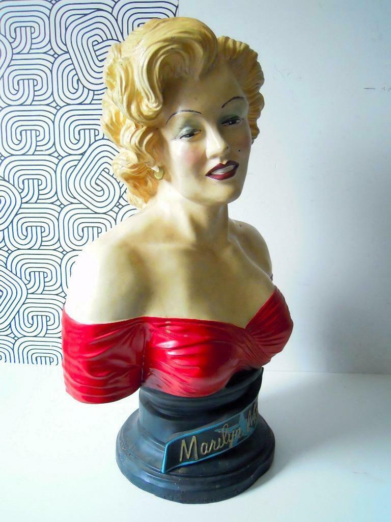 Marilyn Monroe buste. - - Dé polyesterbeelden en decoratie webshop