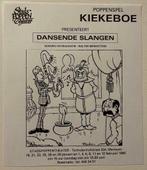 Kiekeboe flyer blad 1995 poppenspel dansende slangen, Verzamelen, Ophalen of Verzenden