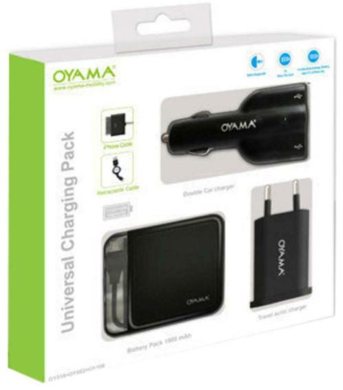 Oyama Universal Mobile Charger Kit, Telecommunicatie, Mobiele telefoons | Telefoon-opladers, Nieuw, Overige merken, Ophalen of Verzenden