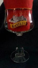 glas KASTEELBIER met KASTEEL in de voet, Glas of Glazen, Ophalen of Verzenden