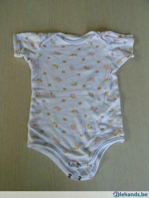Body voor meisjes met zomertekeningetjes, maat 1 jaar, Kinderen en Baby's, Babykleding | Maat 80, Gebruikt, Meisje, Nacht- of Onderkleding