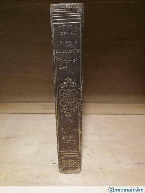Livre ancien Oeuvre de Lacépède, Antiquités & Art, Antiquités | Livres & Manuscrits