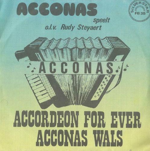 Acconas – Accordeon for ever / Acconas wals – Single, CD & DVD, Vinyles Singles, Single, Musique du monde, 7 pouces, Enlèvement ou Envoi