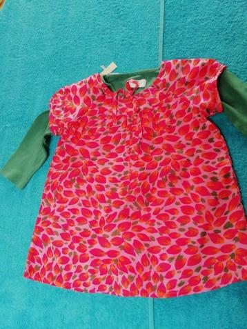 Baby kleedje P'tit Filou maat 74 Nieuw met label, Kinderen en Baby's, Meisje, Jurkje of Rokje, P'tit Filou, Nieuw