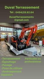 Mini pelle Kubota 2.7T, Articles professionnels, Enlèvement ou Envoi