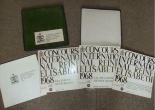 map 3 LP 's CONCOURS INTERNATIONAL REINE ELISABETH 1968, CD & DVD, Vinyles | Autres Vinyles, Enlèvement ou Envoi