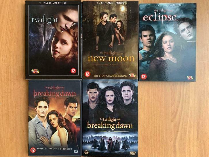 The Twilight Saga Complete Special Edition filmset op dvd, Cd's en Dvd's, Dvd's | Avontuur, Vanaf 12 jaar, Ophalen of Verzenden