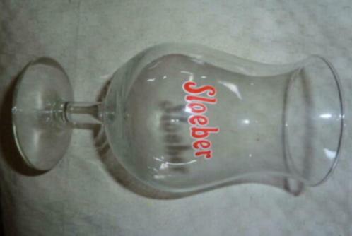 #G bier glas SLOEBER Brouwerij Roman - Oudenaarde, Verzamelen, Glas en Drinkglazen, Nieuw, Bierglas, Ophalen of Verzenden