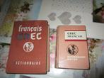 2 DICTIONNAIRES FRANCAIS-GREC/GREC-FRANCAIS., Boeken, Schoolboeken, ASO, Grieks, Gelezen, Ophalen of Verzenden