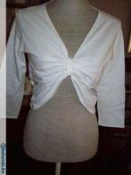 witte t-shirt 3/4 mouw     40  nieuw, Kleding | Dames, Ophalen of Verzenden, Nieuw, Maat 38/40 (M), Wit