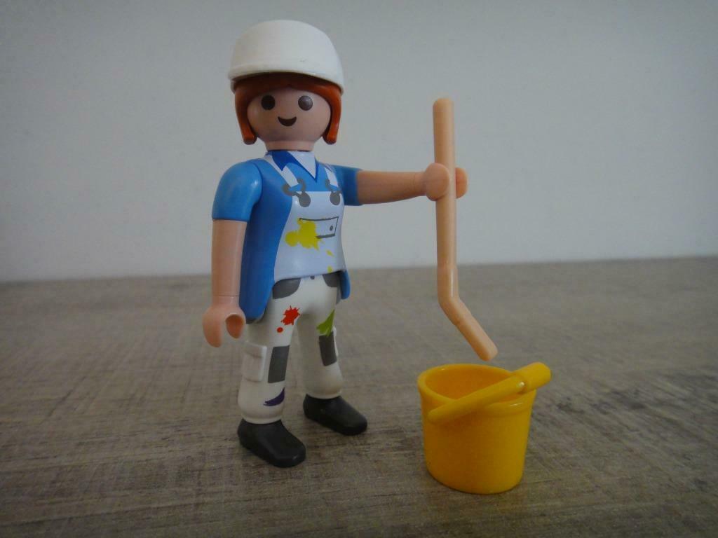 Playmobil series 16 schildervrouw city huis wonen werken, Ophalen of Verzenden, Nieuw, Complete set