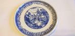 Assiette bleue  decor ville moyennage Belge, Antiquités & Art, Antiquités | Céramique & Poterie, Enlèvement ou Envoi